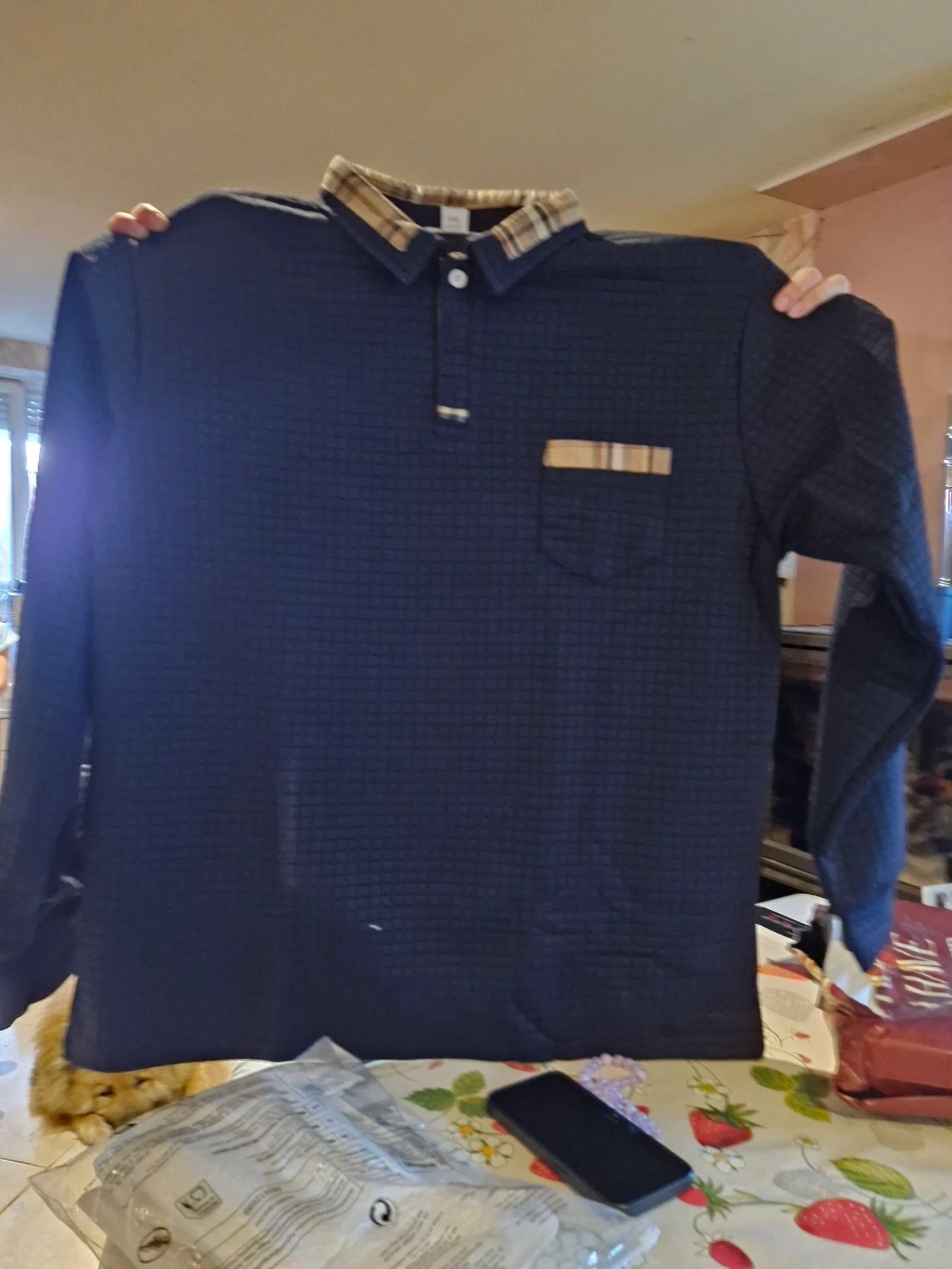 Polo bleu neuf 2xl
